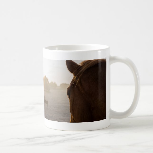 Tittar vidare kaffe Mugg (Höger)