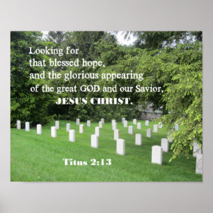 Titus 2:13 Tittar för det välsignade hoppet Poster