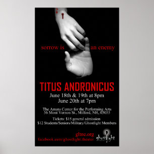 Titus Andronicus affisch