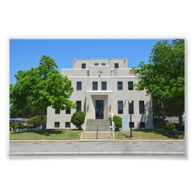 Titus County Domstol, Mount Pleasant, Texas Fototryck (Framsidan)