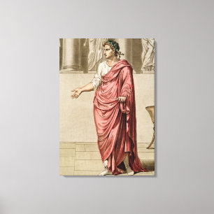 Titus dräkt för "Berenice" vid Jean Racine, frå Canvastryck