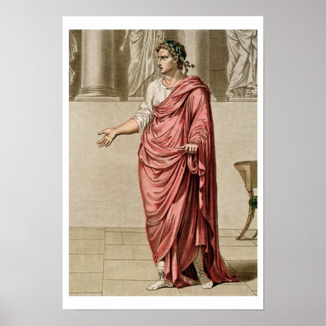 Titus, kostym för "Berenice" av Jean Racine, från Poster (Framsidan)