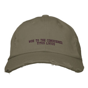 TITUS LIVIUS,(59BC-17AD), Offert - HAT Broderad Keps