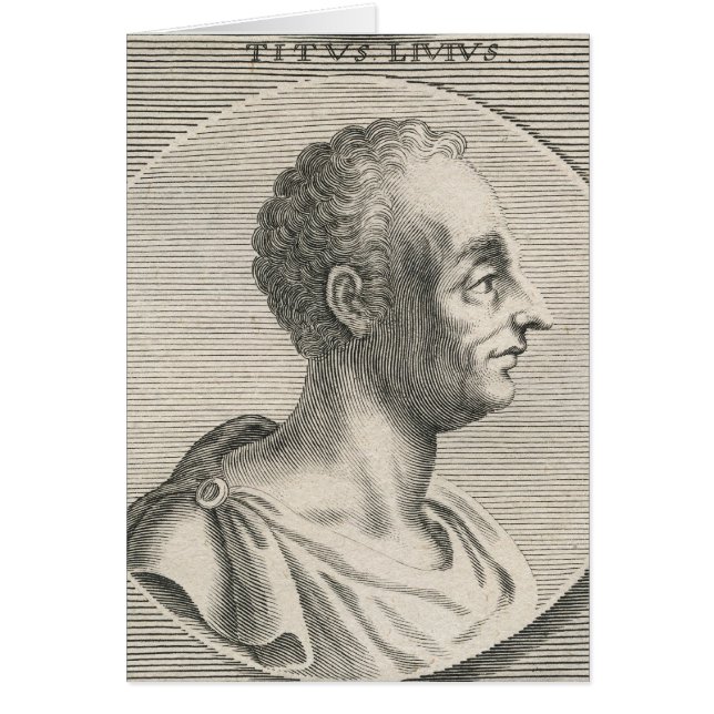 Titus Livius Hälsningskort (Framsidan)