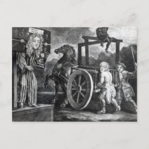 Titus Oates den tredje dagen av hans straff Vykort