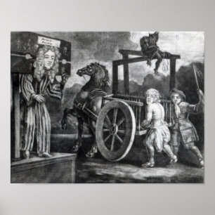 Titus Oates på den tredje dagen av hans Poster