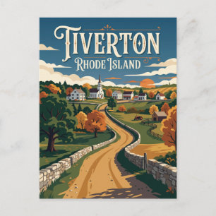 Tiverton Four Corners Rhode Island Vykort