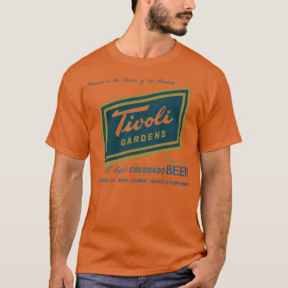 Tivoli Gardens Beer Retro Defunct Breweriana T Shirt