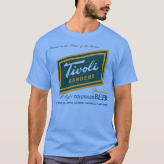 Tivoli Gardens Beer Retro Defunct Breweriana T Shirt