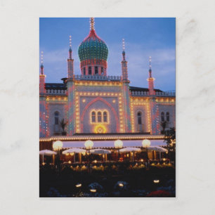 Tivoli Gardens i Köpenhamn, Danmark Vykort