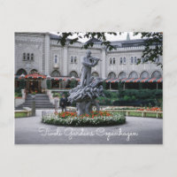 Tivoli Gardens Vintage Amusement Park Köpenhamn
