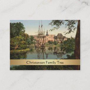 Tivoli parkerar, Köpenhamnen, det Danmark stamtr Visitkort