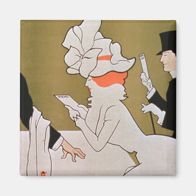 "Tivoli Restaurant, Strand", London (färg litho) Magnet (Framsidan)