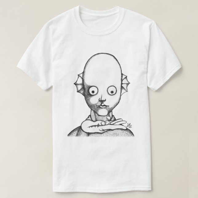 Tiwa, Fantastic Planet Sketch T Shirt (Design framsida)