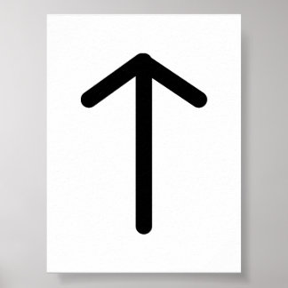 TIWAZ Nordisk Run (Rättvisa, Krigare) | Elder Futh Poster