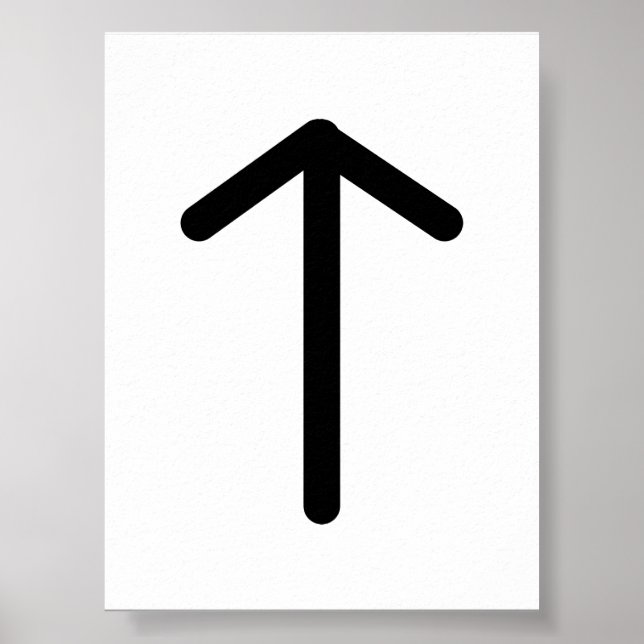 TIWAZ Nordisk Run (Rättvisa, Krigare) | Elder Futh Poster (Framsidan)