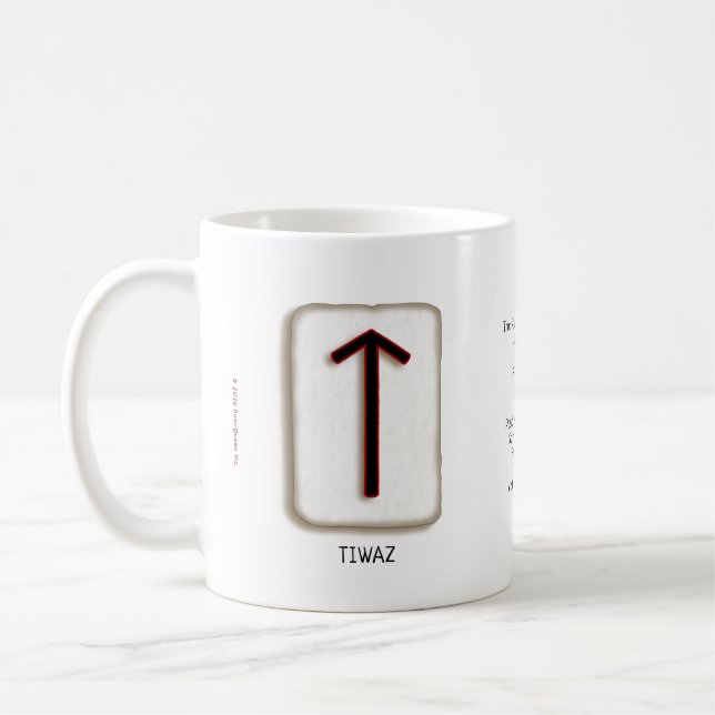 Tiwaz Runsten 11 oz. Mugg (Vänster)