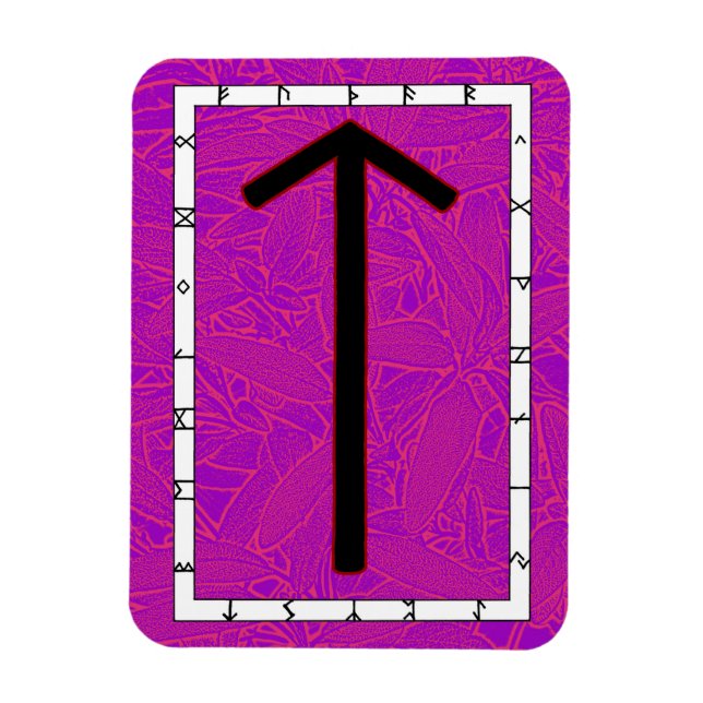 Tiwaz Viking Rune Magnet - Victory! (Vertikal)