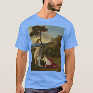 Tiziano Vecelli Titian Kristus och Mary Magdalene T Shirt