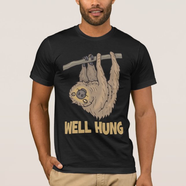Tja Hung Sloth T-shirt (Framsida)
