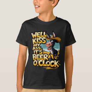 Tja, puss min Det är öltimme Dricker öl  T Shirt