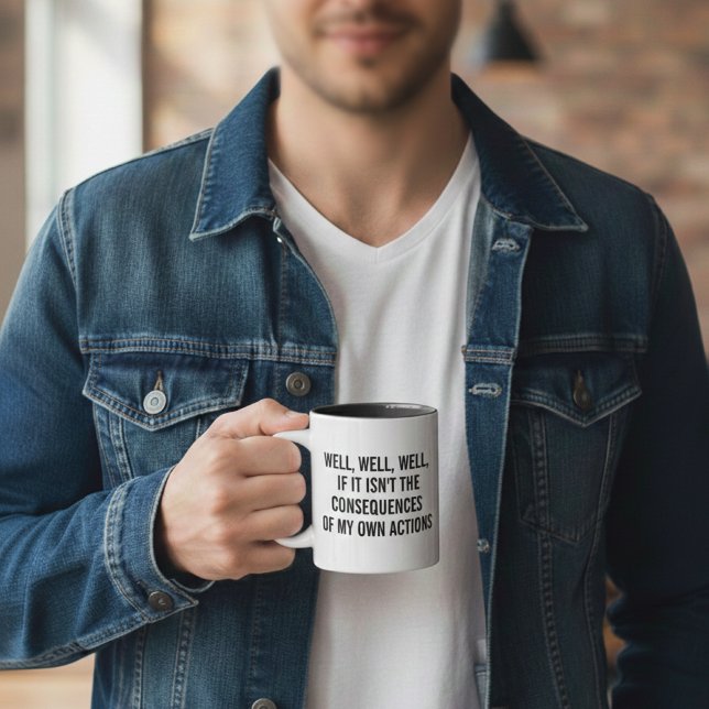 Tja, tja, tja, om det inte är konsekvenserna av  kaffemugg (Skapare uppladdad)