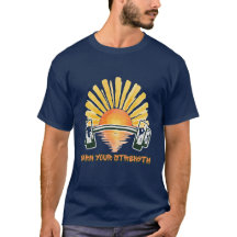 Tjäna Din Styrka Motiverande Gym T-Shirt