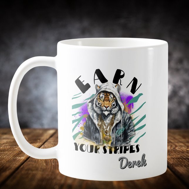 Tjäna dina ränder kaffemugg (Skapare uppladdad)