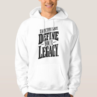 Tjäna Respekt Definiera Din Egen Arv Motivation Hoodie