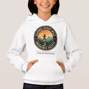 Tjäna varje mil uthållighet Trail Runner Retro T-s T Shirt