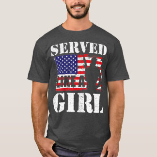 Tjänad som en kvinnlig kvinnodag t shirt