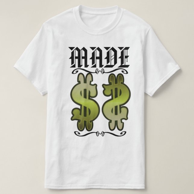 Tjänade (pengar) t shirt (Design framsida)