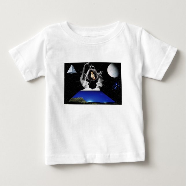 Tjänar bebis t shirt (Framsida)