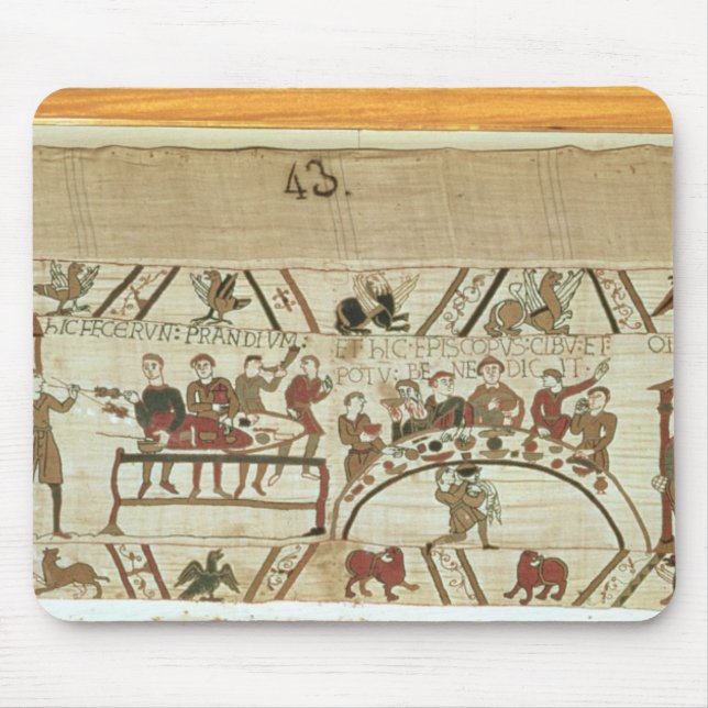 Tjänare som förbereder en bankett för William mig Musmatta (Framsidan)