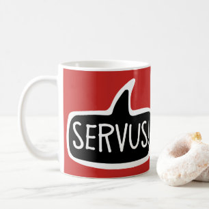 TJÄNST! Österrikiska och bayerska Hej Tal Bubble Kaffemugg
