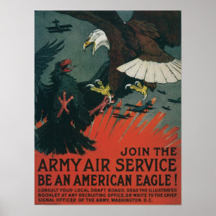 Tjänste- arméluft poster