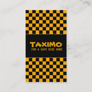 Tjänste- automatisk visitkort för Taximo taxi