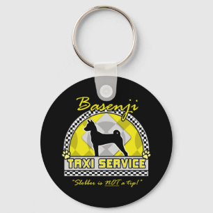Tjänste- Basenji taxi Nyckelring