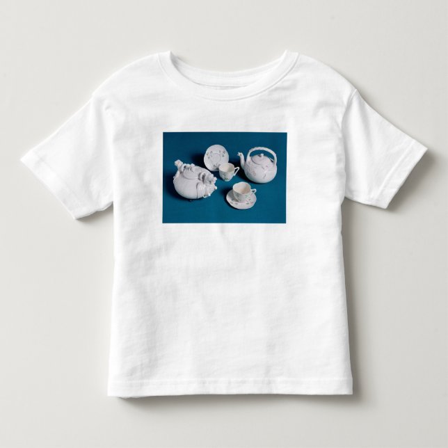 Tjänste- Belleek tea T-shirt (Framsida)