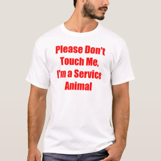 Tjänste- djur t-shirt