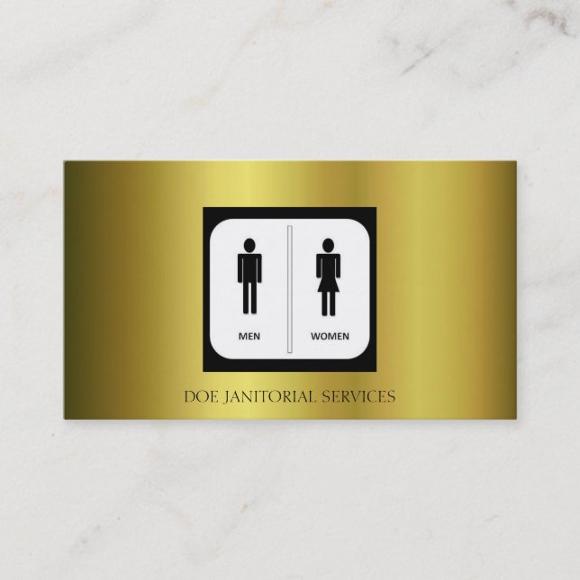 Tjänste- dörrvaktförmyndareMaid Visitkort (Framsida)