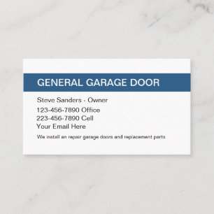 Tjänste- garagedörr visitkort