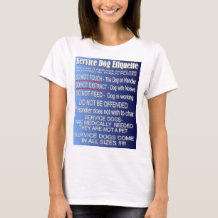 Tjänste- hundetikett - bekläda designen t-shirt