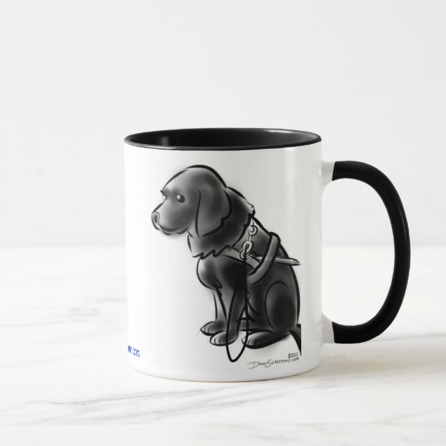 Tjänste- hundmugg 2 mugg (Höger)