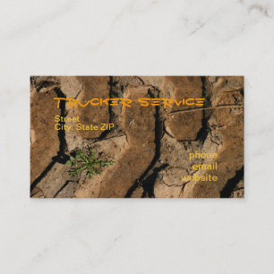 Tjänste- lastbilsförare visitkort