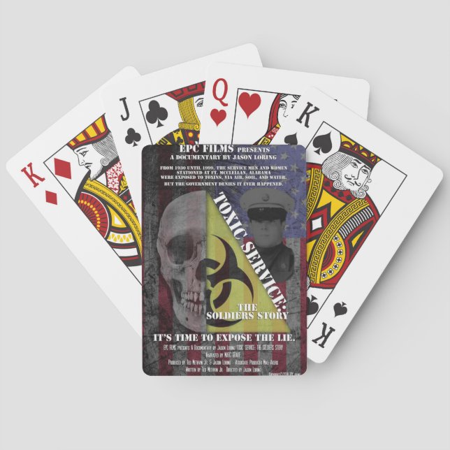 Tjänste- leka kort för gift spel kort (Baksidan)