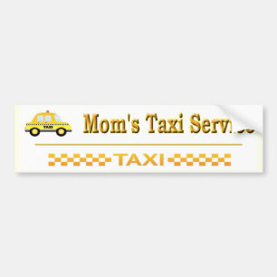 Tjänste- mamma taxi bildekal