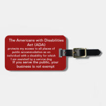 Tjänste- märkre för hundADA-lag