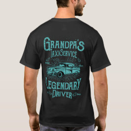 Tjänste- morfar taxi - vintage t-shirt