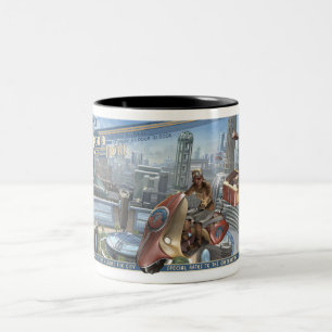 Tjänste- mugg för Retropolis kurir